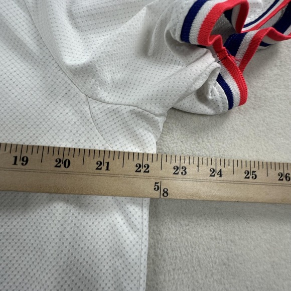 Nike Shirt Mens XL White Court Slam Tennis Polo Volt Swoosh CI9158 - Picture 8 of 10